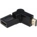 Адаптер 2E HDMI (A/M) Swivel, Black, Gold-Plated (2EW-1486) фото  - 0