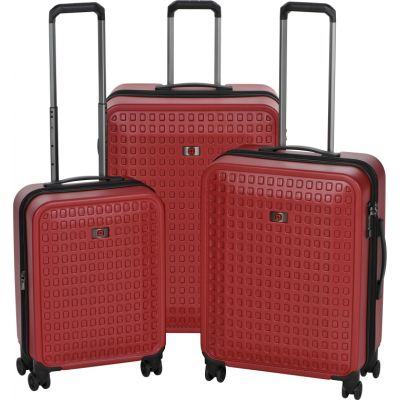 Набор чемоданов Wenger Matrix Set (20"/24"/28") 4 колеса Red красный (604350)