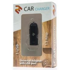 Автомобільний зарядний пристрій 2E USB Car Charger 1.5 A Black (2E-ACRT18-15B)