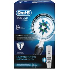 Електрична зубна щітка Braun Oral-B PRO 750 CrossAction Black (D16.513.UX Black)