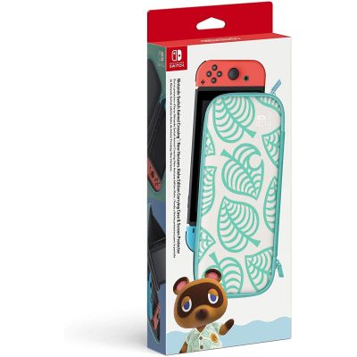 Чехол + защитная пленка Carrying Case для Nintendo Switch (Animal Crossing: New Horizons Edition)