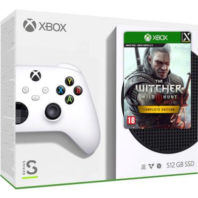 Microsoft Xbox Series S 512Gb + The Witcher 3: Wild Hunt Complete Edition (російська версія)
