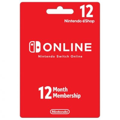 Nintendo Switch Online 12 месяцев