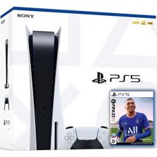 Sony PlayStation 5 White 825Gb + FIFA 22 (русская версия)