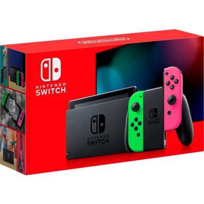 Nintendo Switch Pink-Green Upgraded version