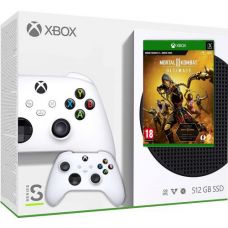 Microsoft Xbox Series S 512Gb + Mortal Kombat 11 Ultimate (русская версия) + доп. Wireless Controller with Bluetooth (Robot White)