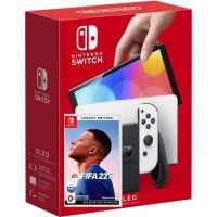 Nintendo Switch (OLED model) White + Игра FIFA 22 Legacy Edition (русская версия)