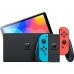 Nintendo Switch (OLED model) Neon Blue-Red + Игра Mario Kart 8 Deluxe фото  - 1