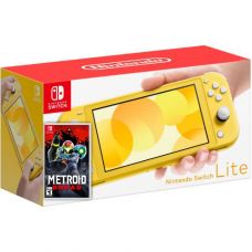 Nintendo Switch Lite Yellow + Игра Metroid Dread (русская версия)