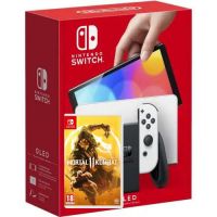 Nintendo Switch (OLED model) White + Игра Mortal Kombat 11 (русская версия)