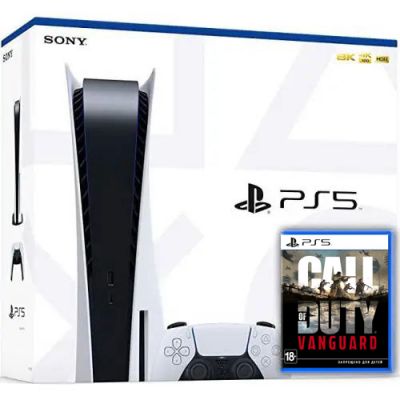 Sony PlayStation 5 White 825Gb + Call of Duty: Vanguard