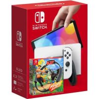 Nintendo Switch (OLED model) White + Ring Fit Adventure