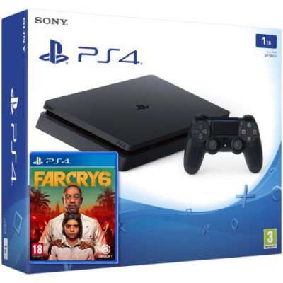 Sony Playstation 4 Slim 1Tb + Far Cry 6