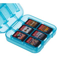 Amazon Basics Game Storage Case for 24 Nintendo Switch Games (Blue)