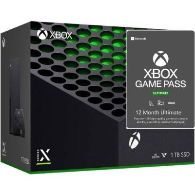 Microsoft Xbox Series X 1Tb + Xbox Game Pass Ultimate 12 месяцев