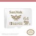 Карта пам'яті SanDisk Micro SD 64 Gb для Nintendo Switch Zelda Link фото  - 0