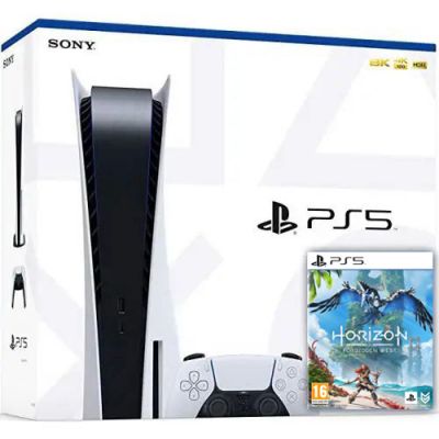 Sony PlayStation 5 White 825Gb + Horizon Forbidden West (російська версія)