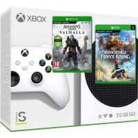Microsoft Xbox Series S 512Gb + Assassin’s Creed Valhalla\Вальгалла + Immortals Fenyx Rising (русские версии)