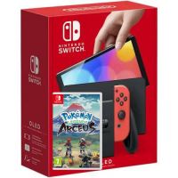 Nintendo Switch (OLED model) Neon Blue-Red + Pokemon Arceus