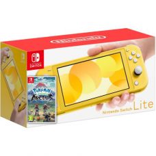 Nintendo Switch Lite Yellow + Игра Pokemon Arceus