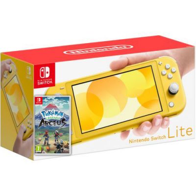 Nintendo Switch Lite Yellow + Pokemon Arceus