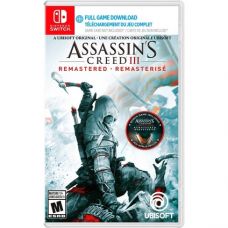 Assassin's Creed III 3 Remastered (ваучер на скачивание) (русская версия) (Nintendo Switch)
