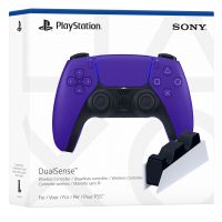 Sony DualSense (Purple) + Зарядная станция Sony DualSense Charging Station