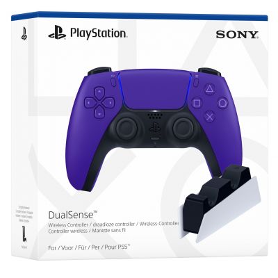 Sony DualSense (Purple) + Зарядная станция Sony DualSense Charging Station