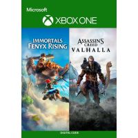 Assassin’s Creed Valhalla + Immortals Fenyx Rising (ваучер на скачивание) (русская версия) (Xbox One, Series X | S)