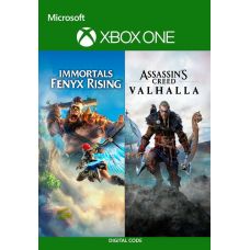 Assassin's Creed Valhalla + Immortals Fenyx Rising (ваучер на скачування) (російська версія) (Xbox One, Series X | S)