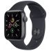 Apple Watch SE GPS 44mm Space Gray Aluminum Case with Midnight Sport Band (MKQ63) фото  - 1