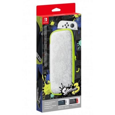 Чохол + захисна плівка Carrying Case & Screen Protector (Splatoon 3 Edition) (Nintendo Switch OLED model & Nintendo Switch)