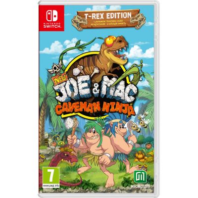 New Joe and Mac: Caveman Ninja - T-Rex Edition (російська версія) (Nintendo Switch)