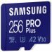 Карта пам'яті Samsung PRO Plus microSDXC 130MB/s Full HD & 4K UHD, UHS-I, U3, A2, V30 256Gb + SD-adapter (MB-MD256KA/AM) фото  - 0