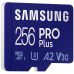 Карта памяти Samsung PRO Plus microSDXC 130MB/s Full HD & 4K UHD, UHS-I, U3, A2, V30 256Gb + SD-adapter (MB-MD256KA/AM) фото  - 1