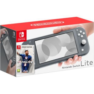 Nintendo Switch Lite Gray + Игра FIFA 23 Legacy Edition (русская версия)