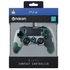 Nacon Wired Compact Controller PS4 (Green Camouflage)