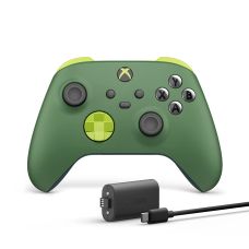 Microsoft Xbox Series X, S Wireless Controller with Bluetooth (Remix) + Xbox Rechargeable Battery + USB Type-C Cable