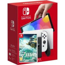 Nintendo Switch (OLED model) White +  Игра The Legend of Zelda: Tears of the Kingdom (русская версия)