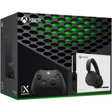 Microsoft Xbox Series X 1Tb + доп. Геймпад Microsoft Xbox Series X, S (Carbon Black) + Microsoft Official Xbox Wireless Headset