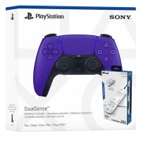 Sony DualSense (Purple) + Зарядная станция Trust GXT251 Duo Charge Dock