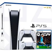 Sony PlayStation 5 White 825Gb + EA SPORTS FC 24 (російська версія) + DualSense (White)