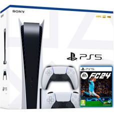 Sony PlayStation 5 White 825Gb + EA SPORTS FC 24 (русская версия) + DualSense (White)