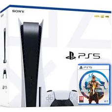 Sony PlayStation 5 White 825Gb + Mortal Kombat 1 (русские субтитры)