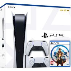 Sony PlayStation 5 White 825Gb + Mortal Kombat 1 (російські субтитри) + DualSense (White)