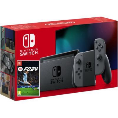 Nintendo Switch Gray (Upgraded version) + Игра EA SPORTS FC 24 (русская версия)