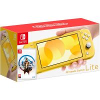 Nintendo Switch Lite Yellow + Игра Mortal Kombat 1 (русские субтитры)