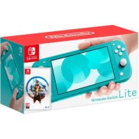 Nintendo Switch Lite Turquoise + Гра Mortal Kombat 1 (російські субтитри)