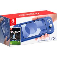 Nintendo Switch Lite Blue + Игра EA SPORTS FC 24 (русская версия)
