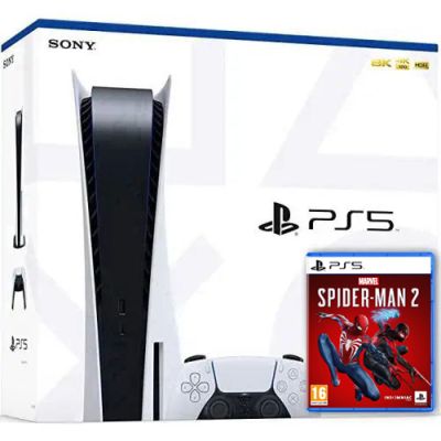Sony PlayStation 5 White 825Gb + Marvel's Spider-Man 2 (російська версія)